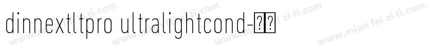 dinnextltpro ultralightcond字体转换